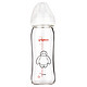 pigeon 贝亲 AA151 Disney系列 自然实感宽口径玻璃彩绘奶瓶 240ml  240ml 大白 L奶嘴