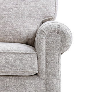 KUKA 顾家家居 YG.2030 简约美式现代沙发组合 米白色 双+1双+3双 