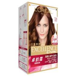 L‘OREAL PARIS 巴黎欧莱雅 卓韵霜护发染发霜 浅铜棕色 *3件