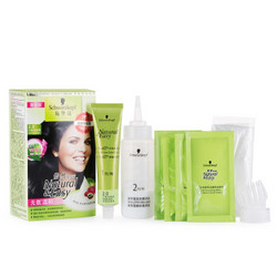 Schwarzkopf 施华蔻 怡然无氨植物染发霜 闪亮珍珠黑Schwarzkopf 施华蔻 怡然染发霜 *4盒