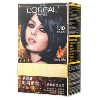 L'OREAL PARIS 巴黎欧莱雅 卓韵霜时尚染发霜 酷亮莹黑