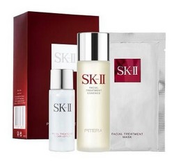 SK-II PITERA 基础护肤套装（精华露75ml+嫩肤清莹露30ml+护肤面膜1片） *2件