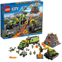 LEGO 乐高 城市City系列 火山探索基地 60124+凑单品