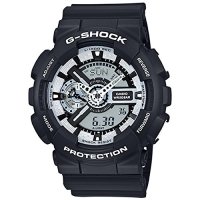 CASIO 卡西欧 日本品牌 G-SHOCK系列 GA-110BW-1A 男士手表