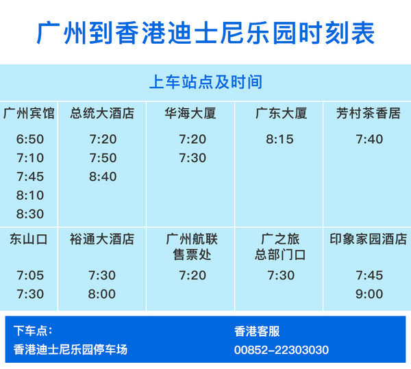 广州-香港 往返双程车票