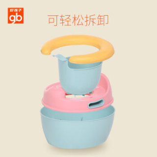 gb 好孩子 儿童坐便器 芭比粉