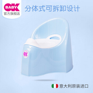 OKBABY 儿童坐便器  珠光蓝