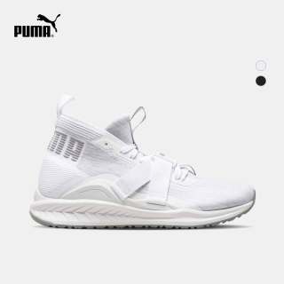 PUMA 彪马 IGNITE evoKNIT 2 男子休闲运动鞋 40.5 彪马白/矿灰色 