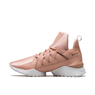 PUMA 彪马 Muse Echo Satin EP 女子休闲运动鞋 37.5 桃粉色
