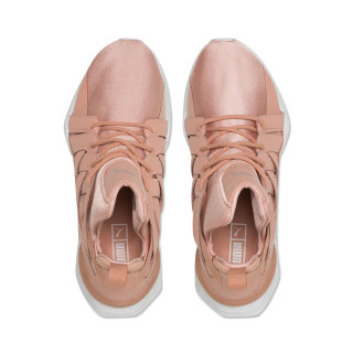 PUMA 彪马 Muse Echo Satin EP 女子休闲运动鞋 37.5 桃粉色