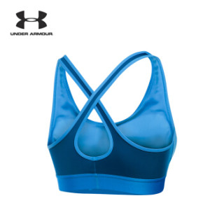 UNDER ARMOUR 安德玛Crossback 女款运动内衣 蓝色464 XL