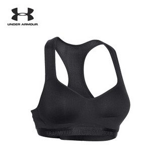 UNDER ARMOUR 安德玛 女款高强度运动内衣  黑色001 34C 