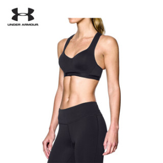 UNDER ARMOUR 安德玛 女款高强度运动内衣 黑色001 36A