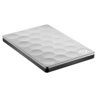 Seagate 希捷 Ultra slim 睿致 2.5英寸 移动硬盘 2TB 皓月银