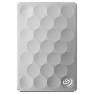 Seagate 希捷 Ultra slim 睿致 2.5英寸 移动硬盘 2TB 皓月银