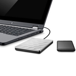 Seagate 希捷 Ultra slim 睿致 2.5英寸 移动硬盘 2TB 皓月银