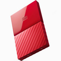 WD 西部数据 My Passport 2.5英寸 移动硬盘  4TB 中国红