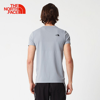 THE NORTH FACE 北面 3CGX 男款春夏吸湿排汗户外T恤 V3T/灰色 M 