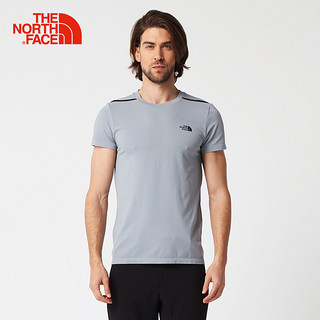 THE NORTH FACE 北面 3CGX 男款春夏吸湿排汗户外T恤 V3T/灰色 XL 