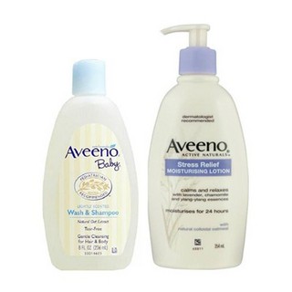 Aveeno 艾维诺 燕麦婴儿润肤露 354ml+燕麦婴儿洗发沐浴露 236ml