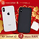 PowerSupport苹果x日本AirJacket手机壳iPhoneX情人套装送无线充