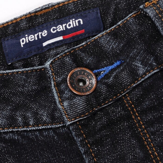 pierre cardin 皮尔·卡丹 684  男士直筒牛仔裤 蓝黑色 31（2尺4） 