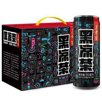 春节佳礼、必囤年货：王老吉 黑凉茶 310ml*24罐
