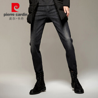 pierre cardin 皮尔·卡丹 203752 男士直筒牛仔裤 黑色