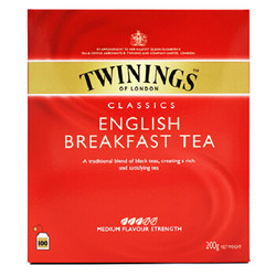 Twinings 川宁 早餐经典红茶 200g 100包 *2件