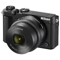 Nikon 尼康 J5+1 尼克尔 VR 10-30mm f/3.5-5.6 PD镜头数码相机 黑色