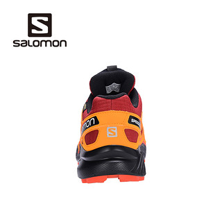 Salomon 萨洛蒙男款户外防水透气越野跑鞋 SPEEDCROSS 4 GTX 新品 383181 黑色