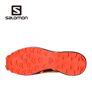 Salomon 萨洛蒙男款户外防水透气越野跑鞋 SPEEDCROSS 4 GTX 新品 383181 黑色