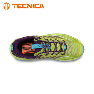 TECNICA泰尼卡女款越野跑鞋减震舒适SUPREME 至尊越野MAX 2.0 青绿色/橙色 37.5码