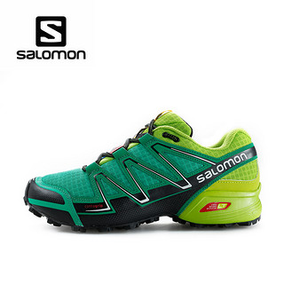 SAlOMON 萨洛蒙 SPEEDCROSS VARIO 男款越野跑鞋 叶绿色 42 