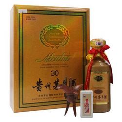 茅台 三十年 53度 礼盒装白酒 500ml 口感酱香型