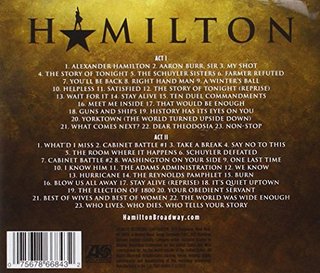 音乐剧《亚历山大·汉米尔顿》百老汇卡司专辑：《Hamilton》（2015 Original Broadway Cast Recording）