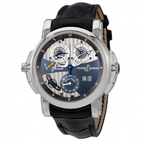  Ulysse Nardin 雅典 Sonata Silicium 670-85 自动男士GMT腕表 灰色表盘