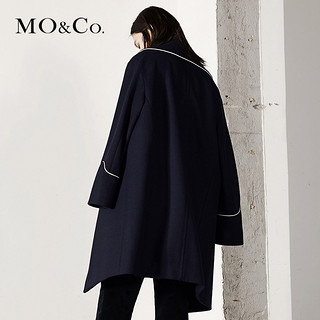 Mo&Co. 摩安珂 MA1631COT04 女士羊毛混纺大衣