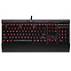 美商海盗船（USCorsair）Gaming系列 K70 机械游戏键盘  茶轴 黑色 红光