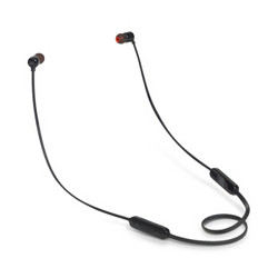 JBL T110BT 无线蓝牙 入耳式耳机 运动耳机 手机耳机 游戏耳机 黑色