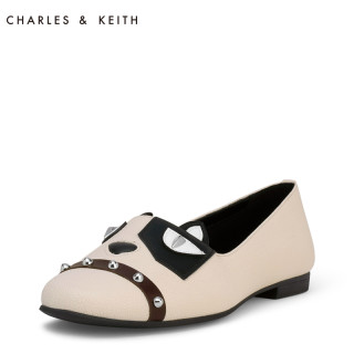 CHARLES & KEITH CK1-70380649 小狗年图案 女士平底鞋