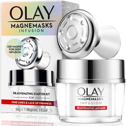 OLAY 玉兰油 紧致睡眠面膜50g+磁力导入仪（赠大红瓶面膜2片） *4件