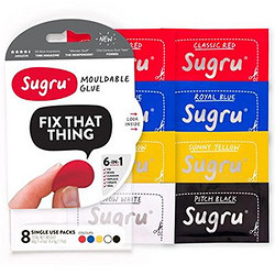 15:10秒杀:Sugru 塑形修复万能硅胶5g*8只装(多色)