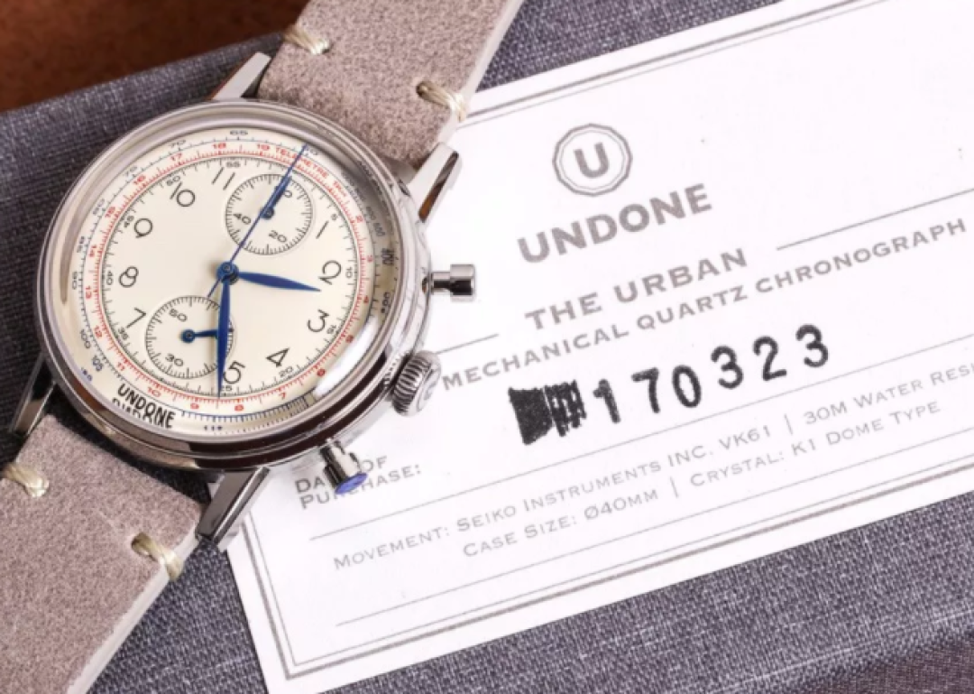 手表能定制已经不稀奇了,但像「UNDONE」这么便宜的还真罕见