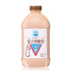 雪原 蒙古熟酸奶 风味酸乳 1kg