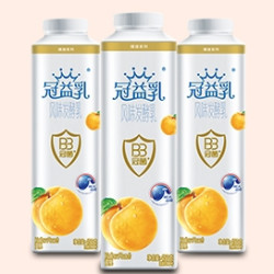 蒙牛 冠益乳 风味发酵乳 黄桃果粒酸奶 450g 