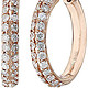 Amazon Collection 10 K玫瑰金1克拉钻石耳环