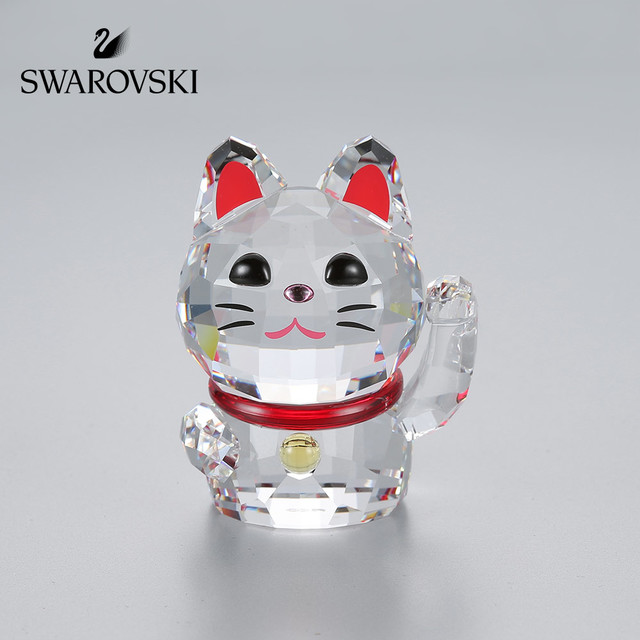 SWAROVSKI 施华洛世奇5301582 LUCKY CAT 招财猫摆件【报价价格评测怎么