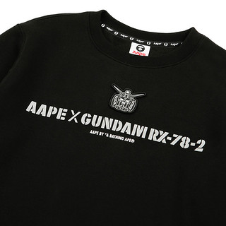 Aape×高达合作款 9187XXA 男士徽章迷彩高达图案卫衣