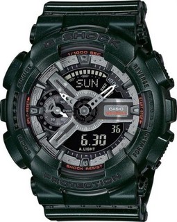 CASIO 卡西欧 G-Shock GMAS110 中性双显运动腕表